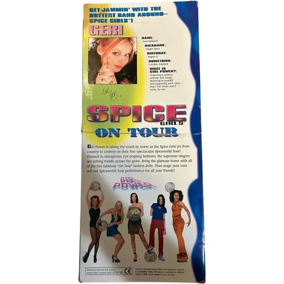 NIB SPICE GIRLS ON TOUR 1998 geri ginger spice doll - Picture 3 of 3